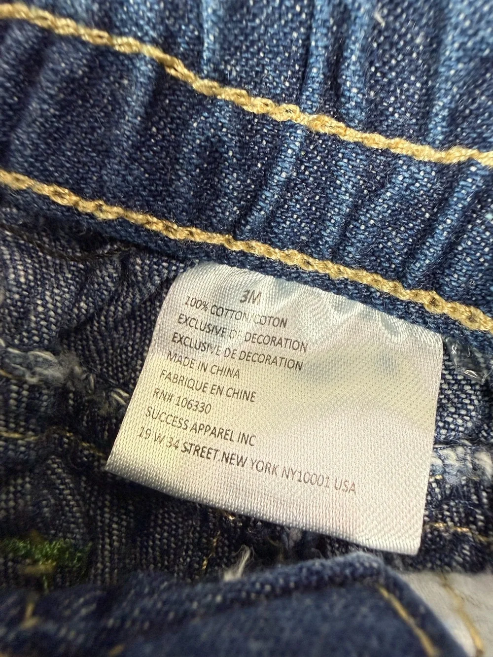 JOHN DEERE Boys Denim Shorts‎ Size 3M Farm Western Tractor Workwear Country